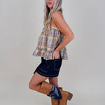 Carrol Jean Plaid Blouse - PAPER DOLL