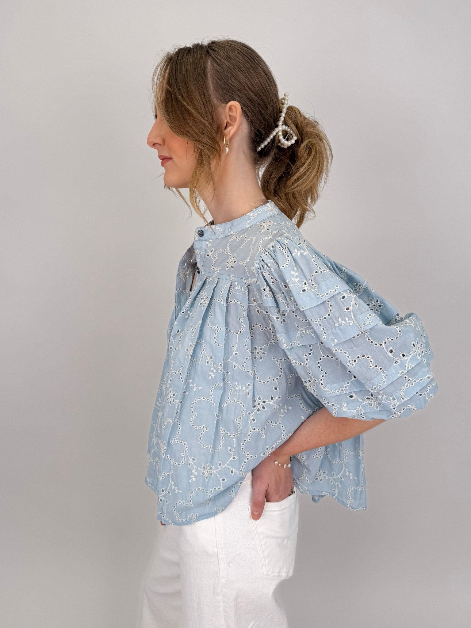 Harriet Eyelet Blouse - PAPER DOLL