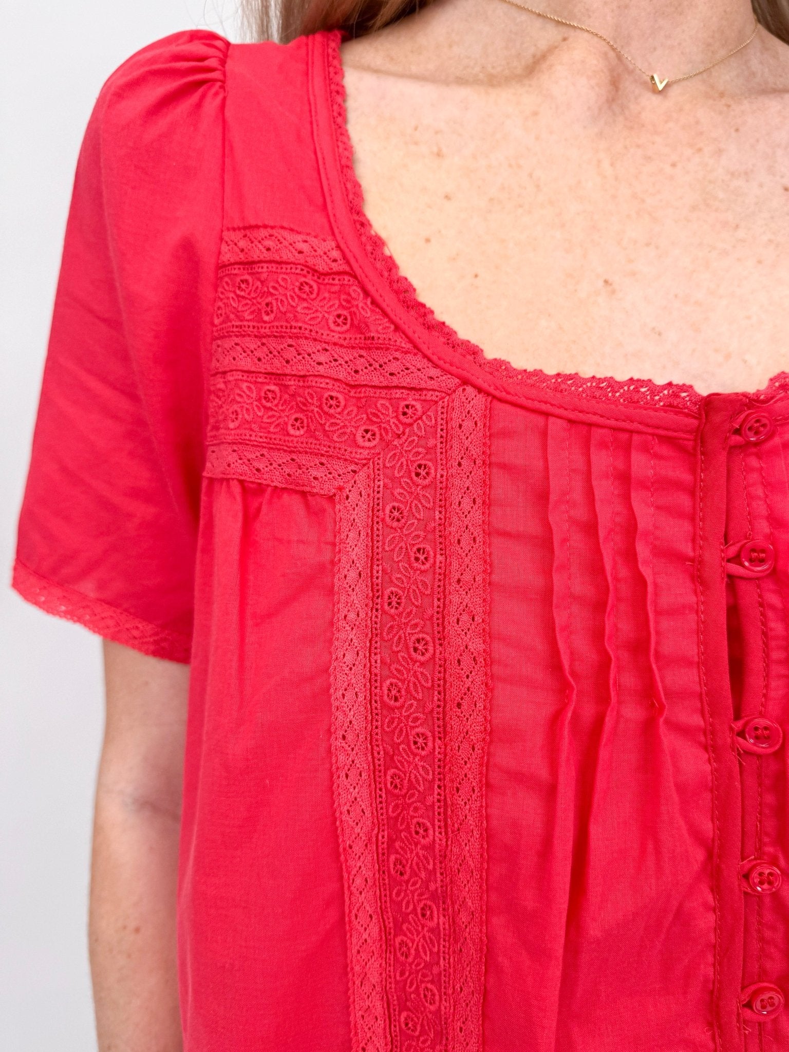 Olivia Lace Blouse - PAPER DOLL