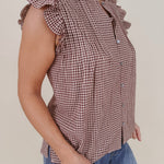 Joan Gingham Blouse - PAPER DOLL
