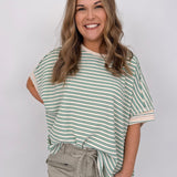 Carolina Striped Top - PAPER DOLL
