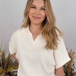 Peaceful Bliss Rib Knit Top - PAPER DOLL