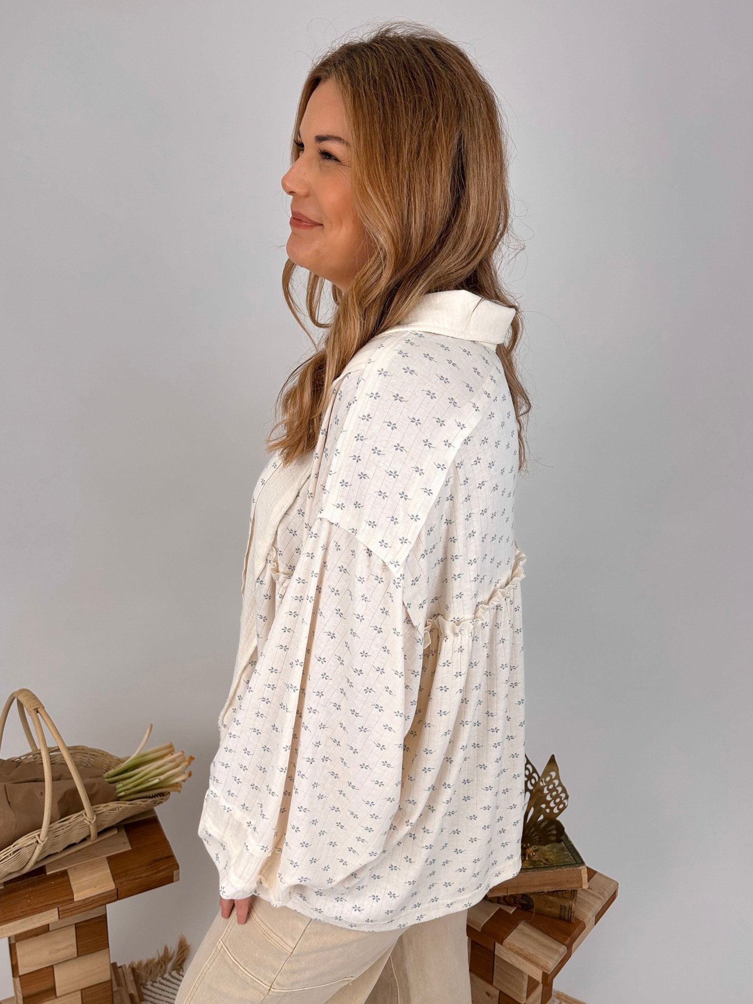 Baby Blossom Knit Blouse - PAPER DOLL