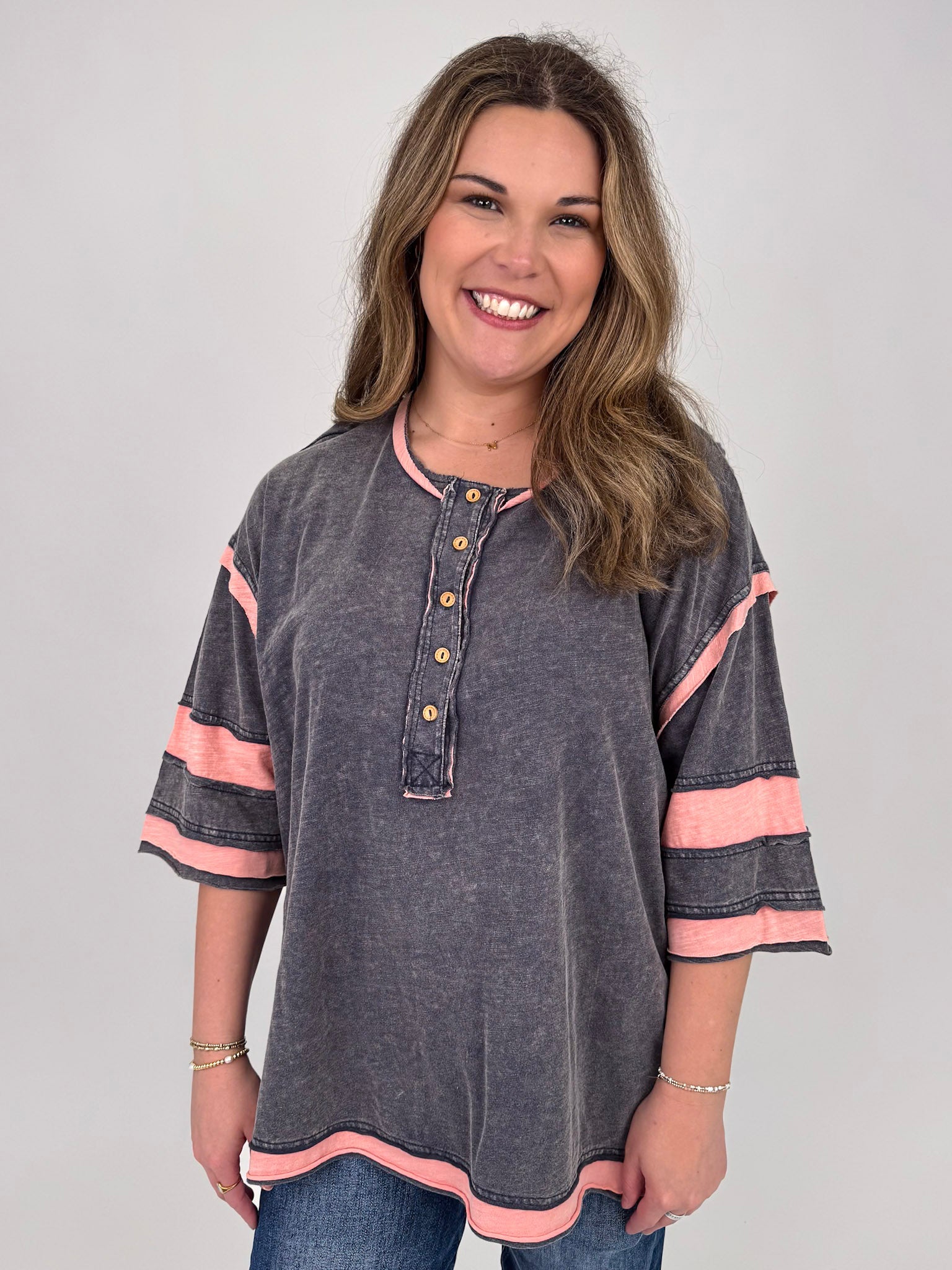 Move Forward Color Mix Top - PAPER DOLL
