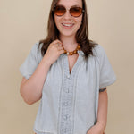 Holland Button Up Blouse - PAPER DOLL