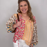 Polly Multi Print Top - PAPER DOLL