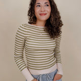 Zesty Striped Knit Top - PAPER DOLL