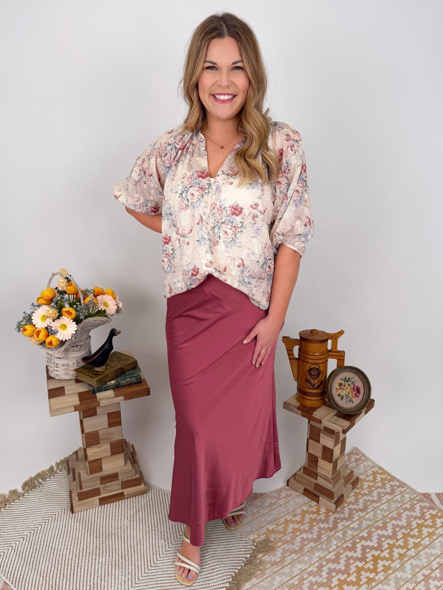 Reba Floral Blouse - PAPER DOLL