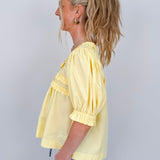 By Some Time Puff Sleeve Top - PAPER DOLL