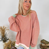 Raya Terry Knit Sweatshirt - PAPER DOLL