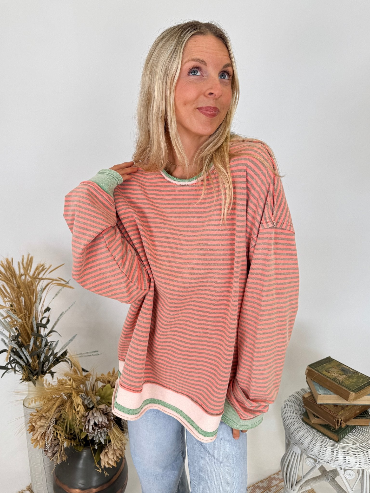 Raya Terry Knit Sweatshirt - PAPER DOLL