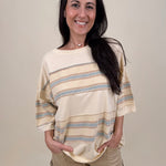 Not Gonna Lie Striped Top - PAPER DOLL