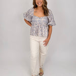 So Many Blessings Cotton Blouse - PAPER DOLL