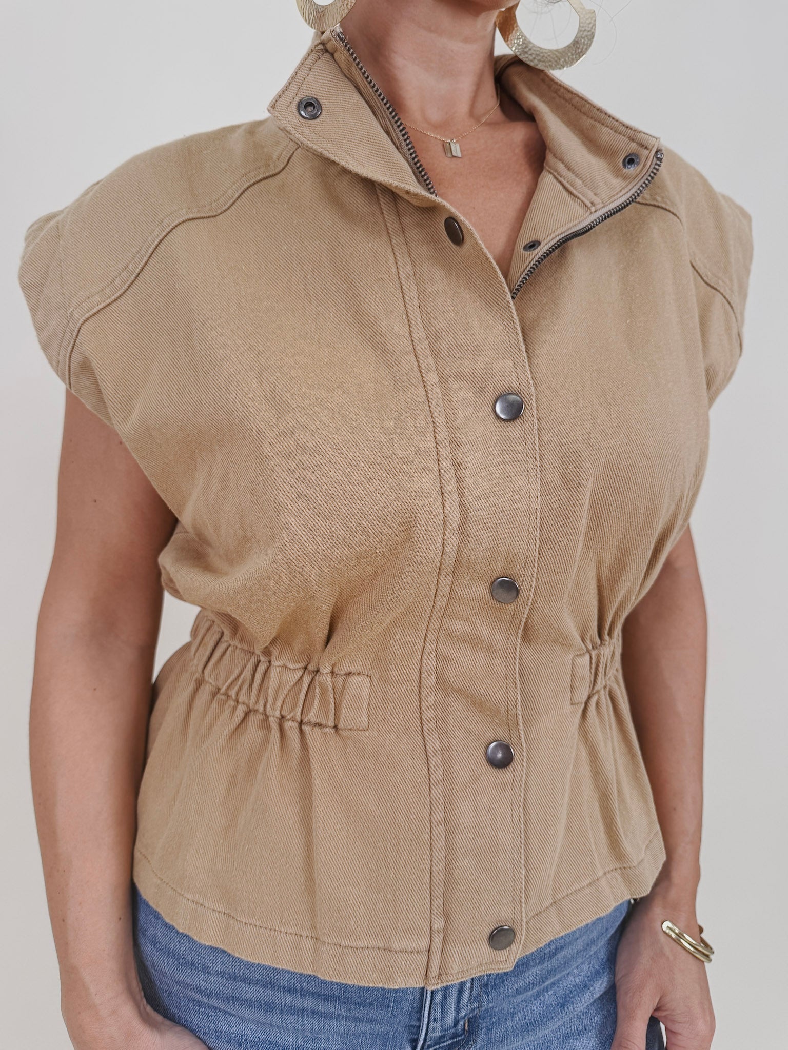 Oak Alley Snap Up Top - PAPER DOLL