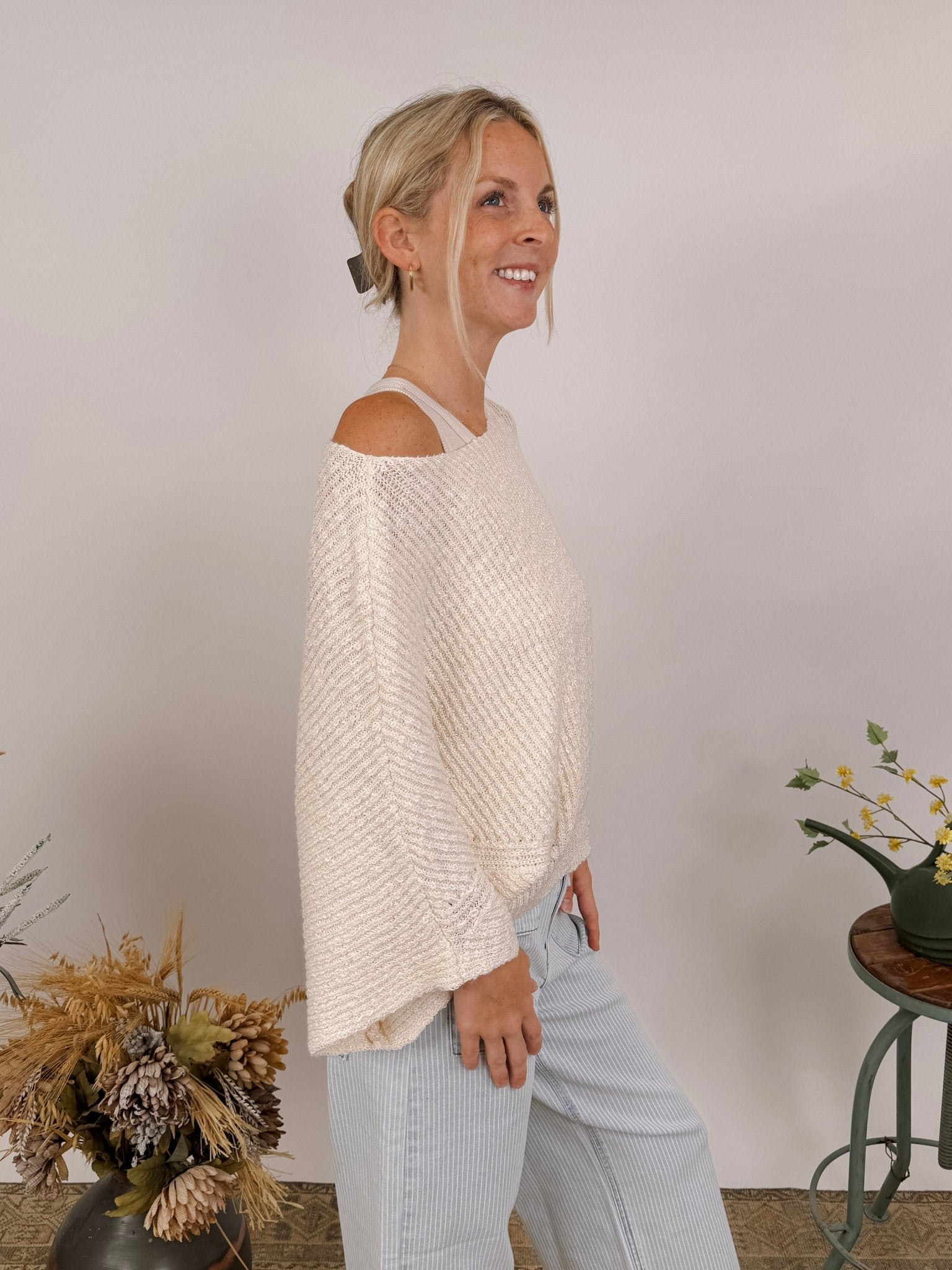 Claudia Knit Sweater Top - PAPER DOLL
