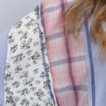 Just A Joy Mixed Fabric Top - PAPER DOLL