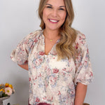 Reba Floral Blouse - PAPER DOLL