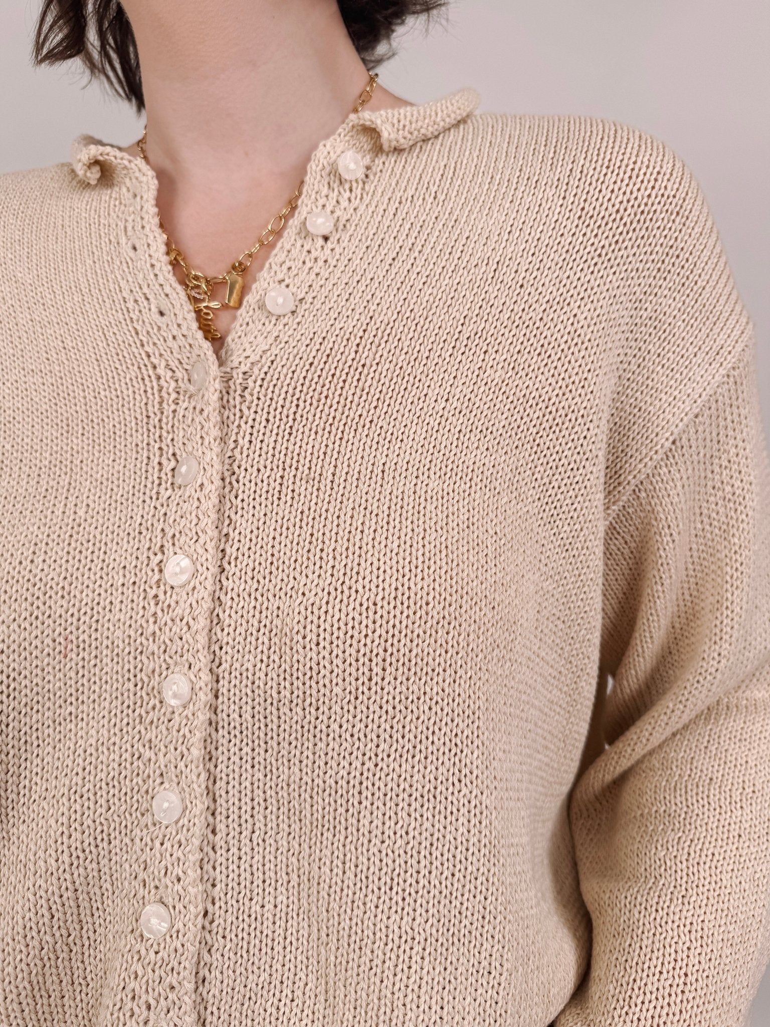 Maria Knit Button Up Cardigan - PAPER DOLL