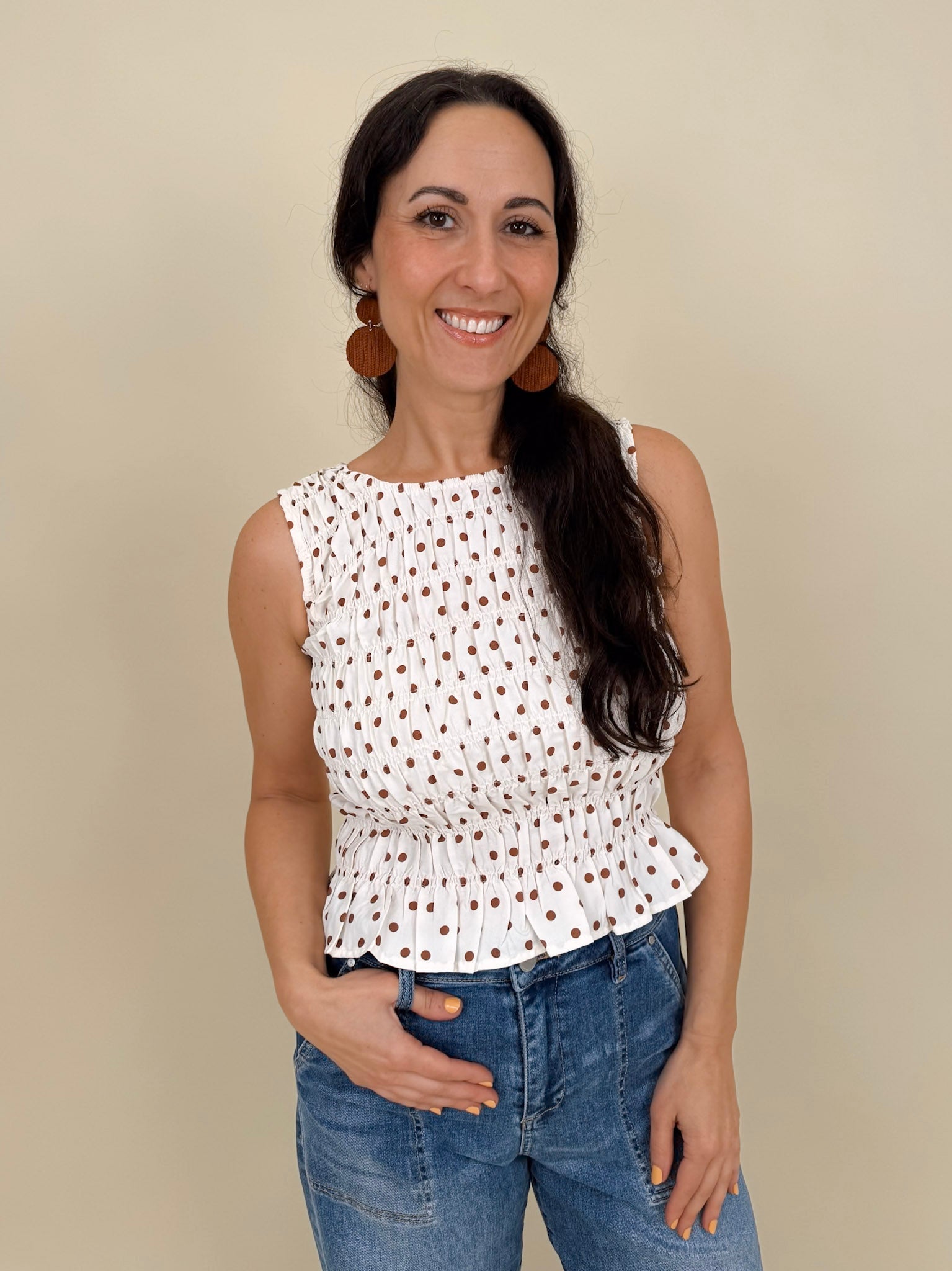 Talia Polka Dot Blouse - PAPER DOLL