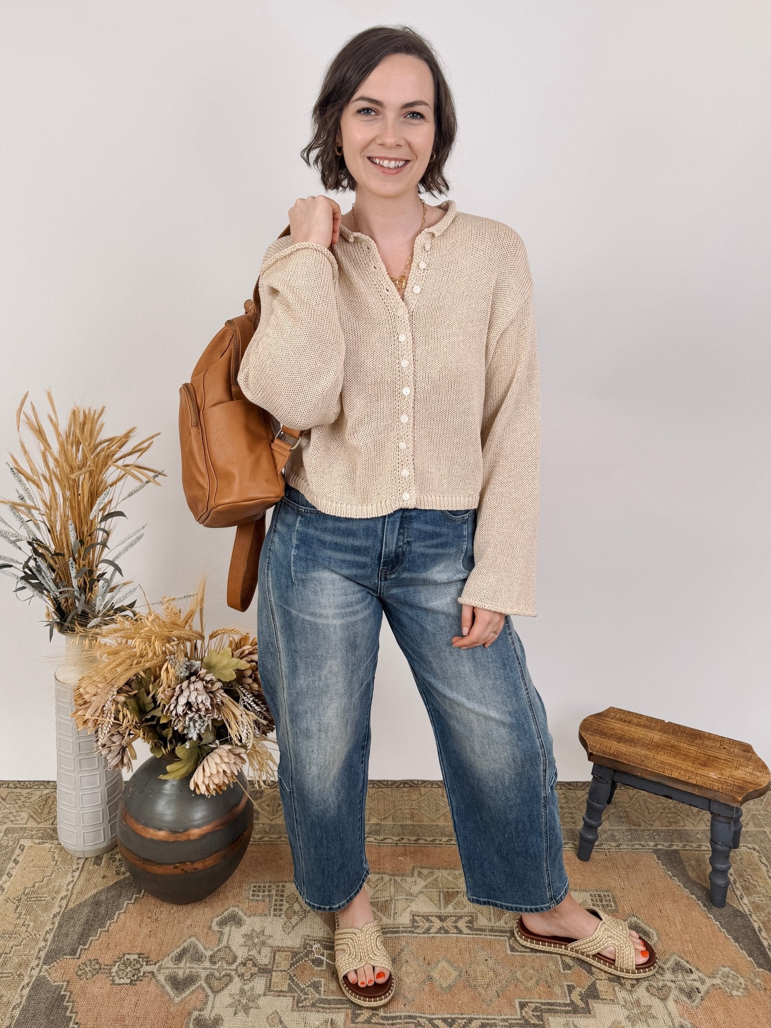 Maria Knit Button Up Cardigan - PAPER DOLL