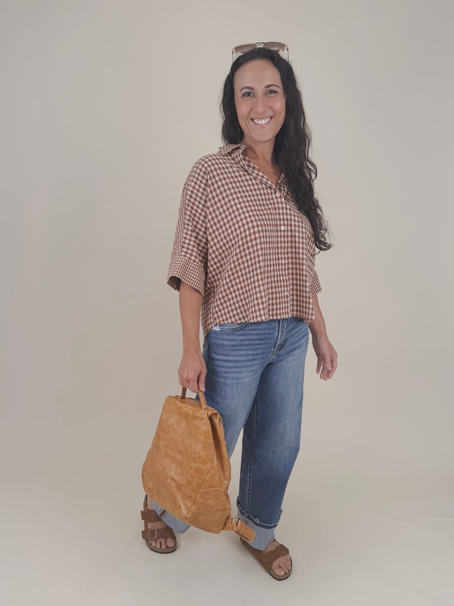 Edith Gingham Blouse - PAPER DOLL
