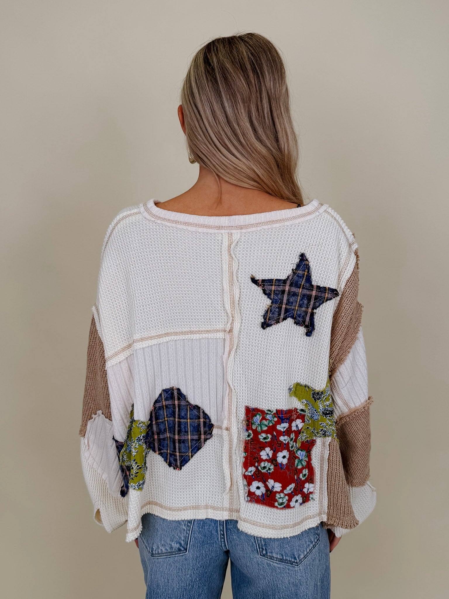 Patch It Up Knit Top - PAPER DOLL