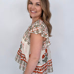 Debbie Floral Blouse - PAPER DOLL