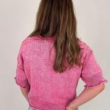 Leslie Ann Washed Knit Top - PAPER DOLL