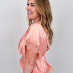 Touch Of Grace V - Neck Blouse - PAPER DOLL