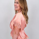 Touch Of Grace V - Neck Blouse - PAPER DOLL