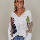 Patch It Up Knit Top - PAPER DOLL
