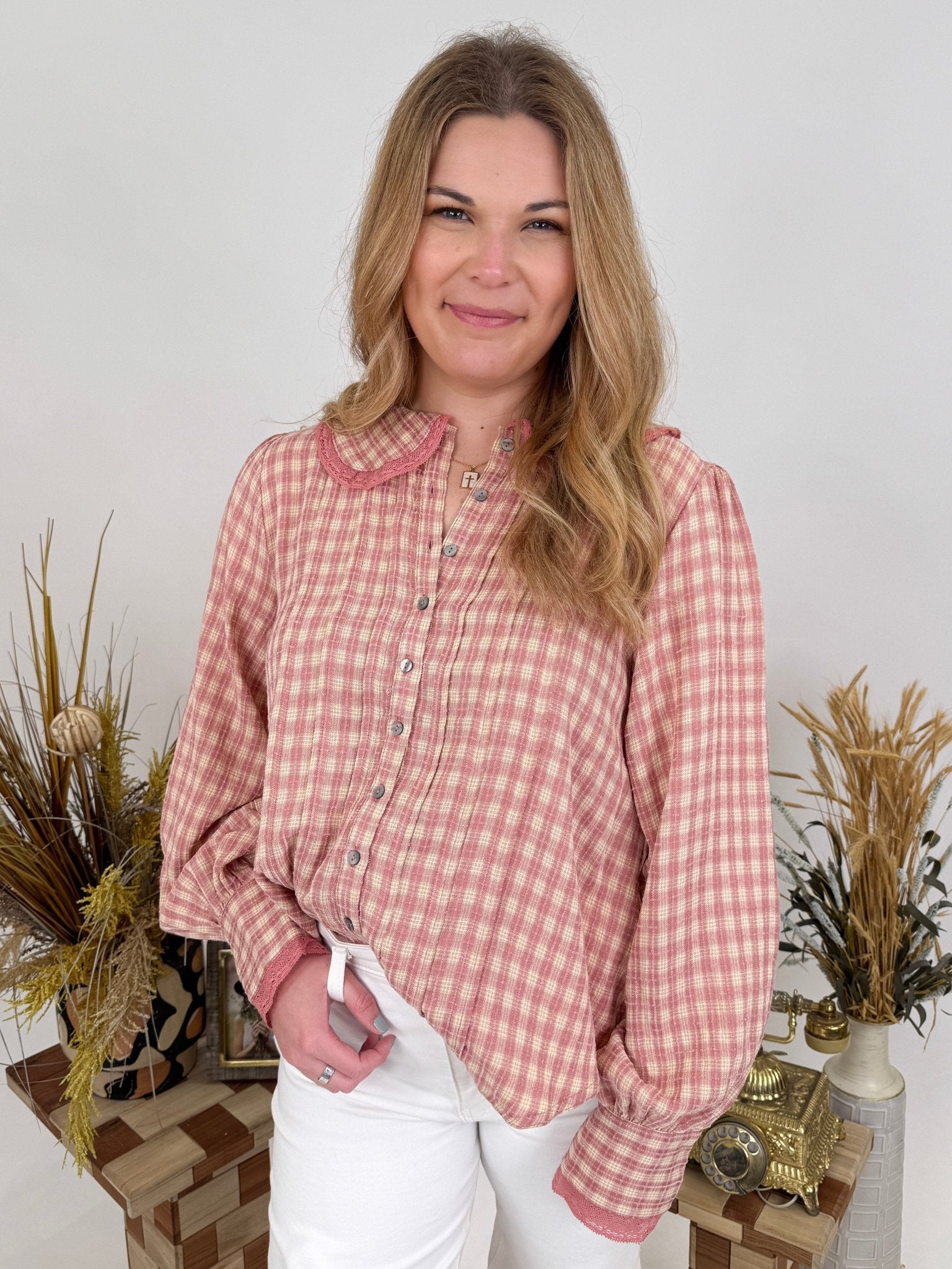 All You Got Button Up Blouse - PAPER DOLL