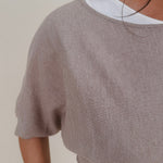 Adaline Boat Neck Knit Top - PAPER DOLL