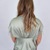 Touch Of Grace V - Neck Blouse - PAPER DOLL