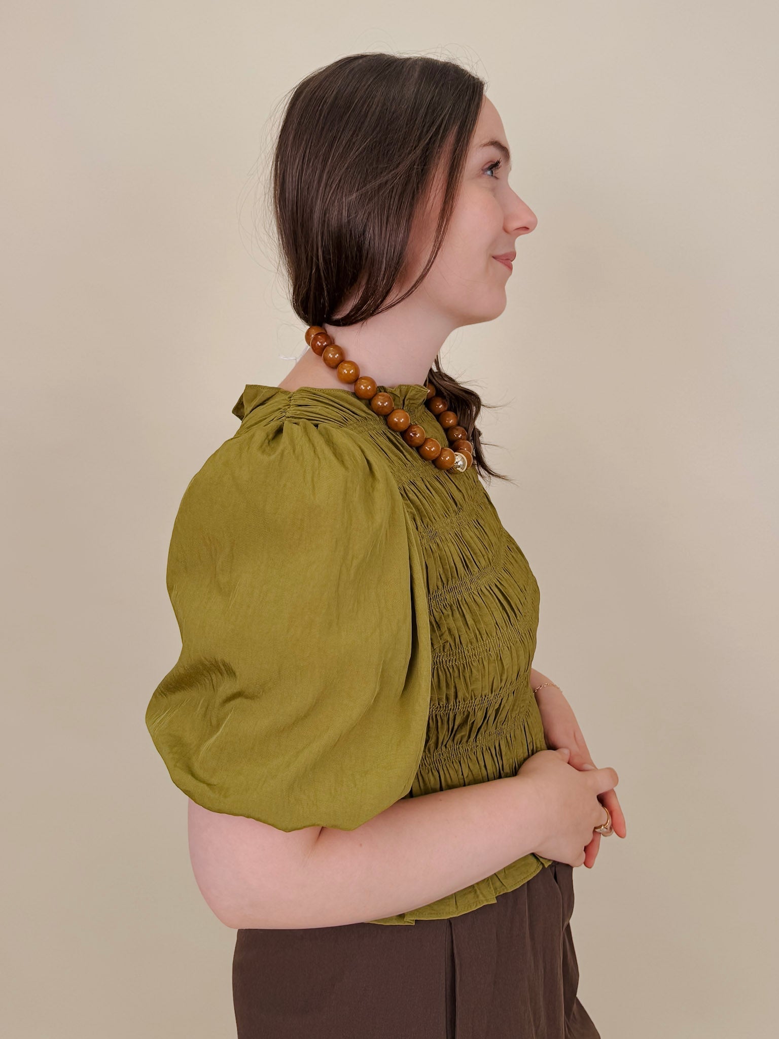 Fern Smocked Blouse - PAPER DOLL