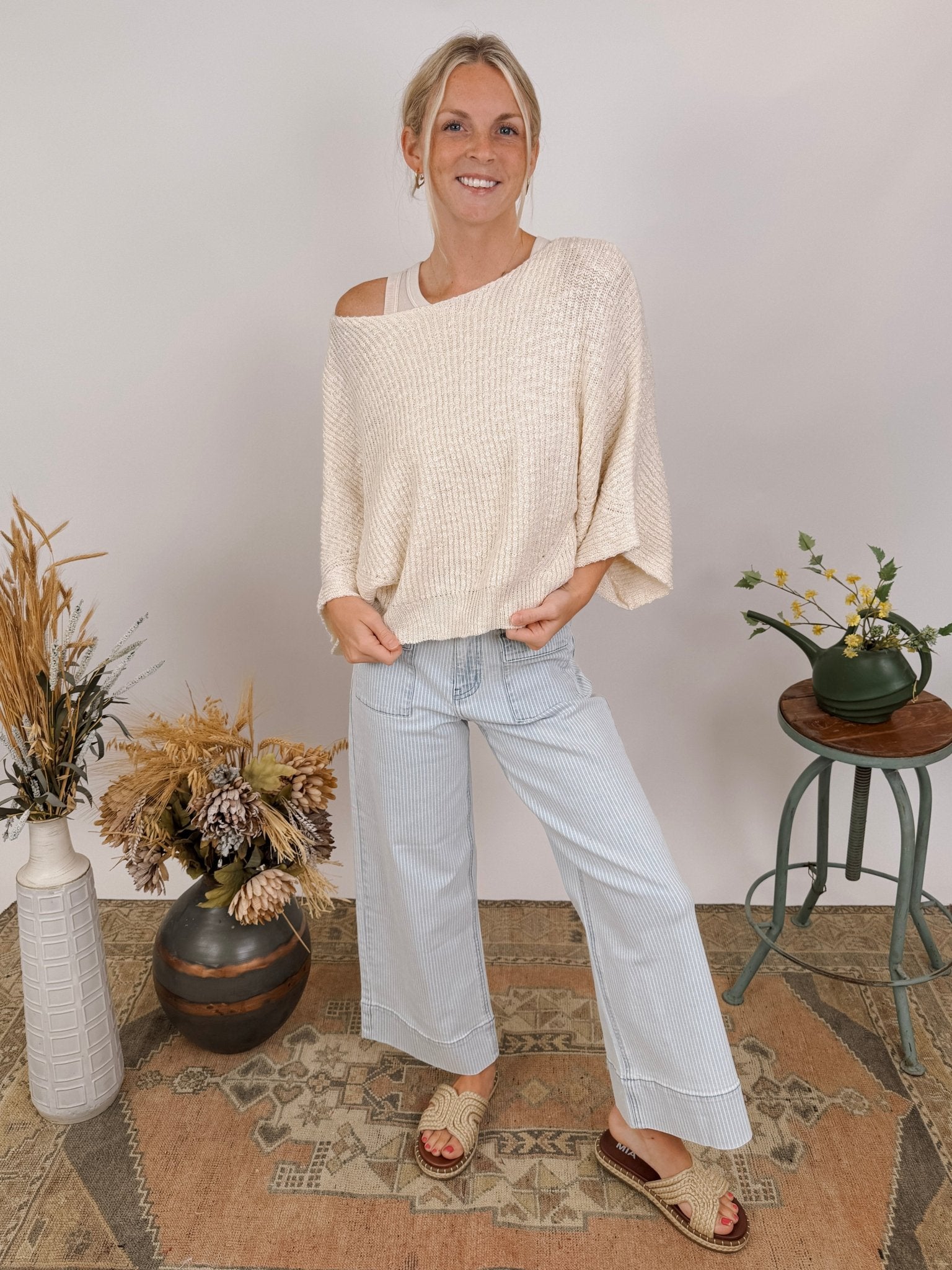 Claudia Knit Sweater Top - PAPER DOLL