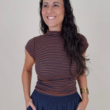 Carina Striped Top - PAPER DOLL