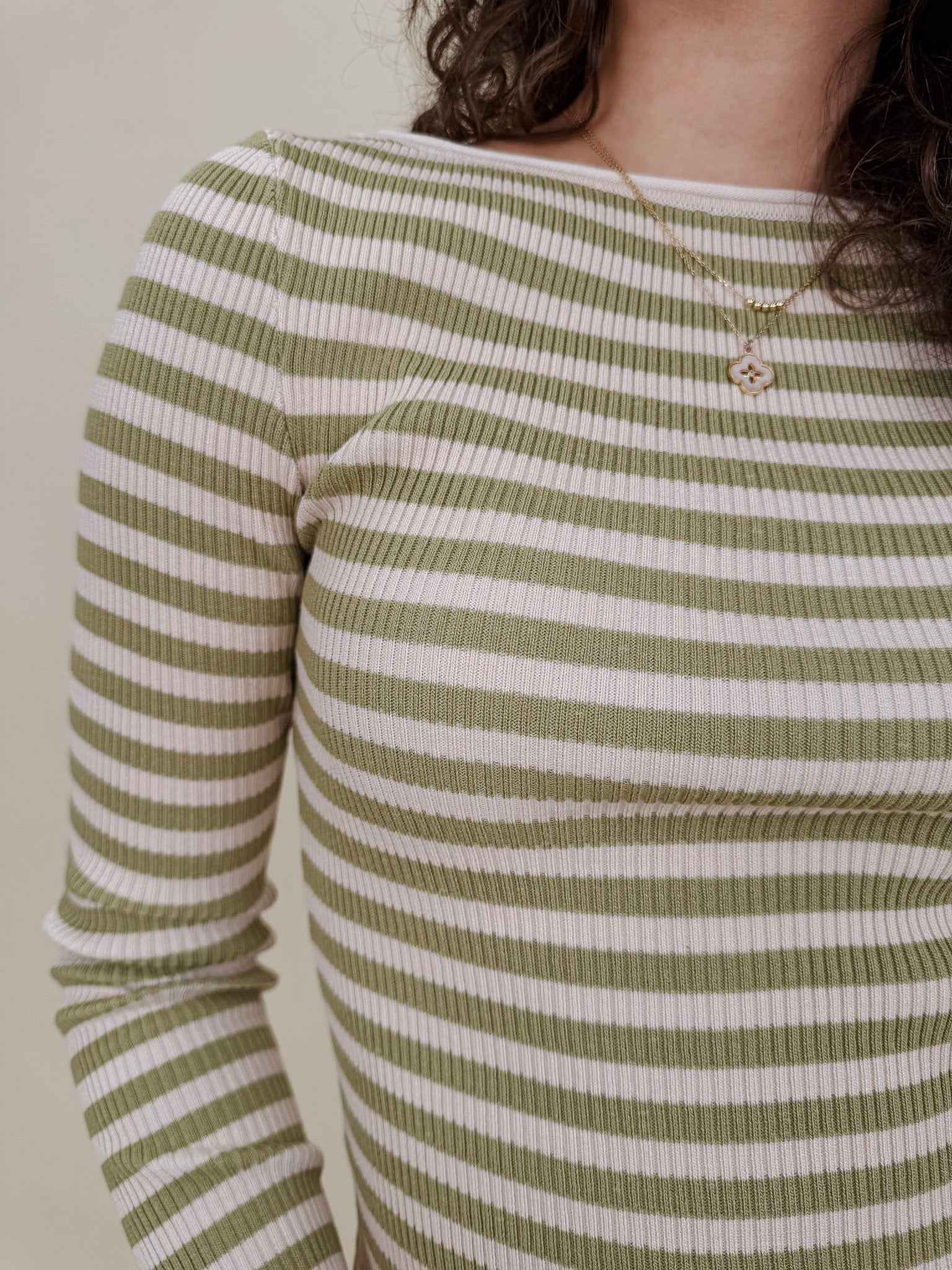 Zesty Striped Knit Top - PAPER DOLL
