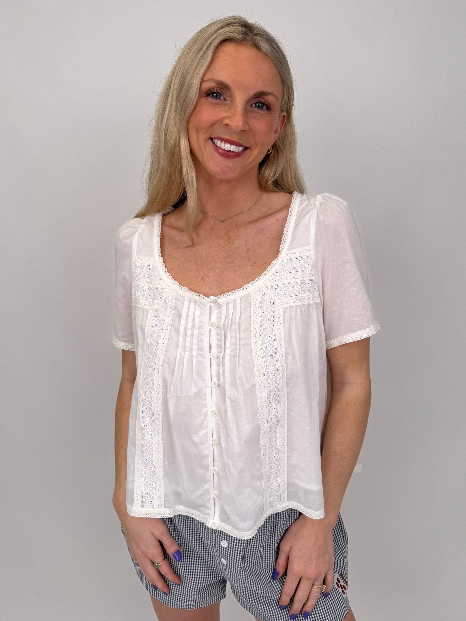 Olivia Lace Blouse - PAPER DOLL