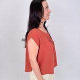 Astrid Button Down Blouse - PAPER DOLL