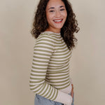 Zesty Striped Knit Top - PAPER DOLL