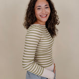 Zesty Striped Knit Top - PAPER DOLL