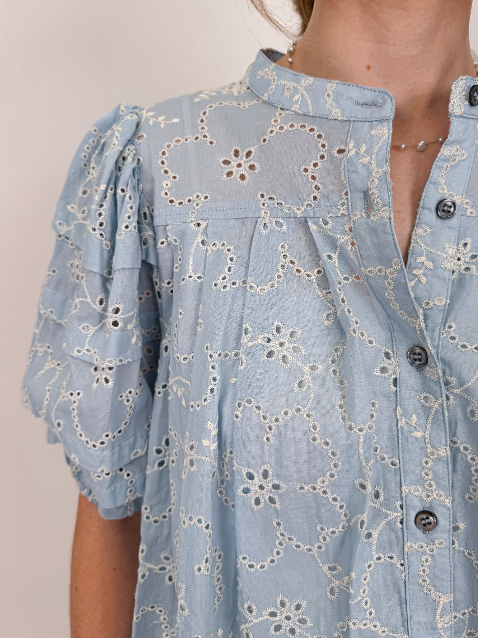 Harriet Eyelet Blouse - PAPER DOLL
