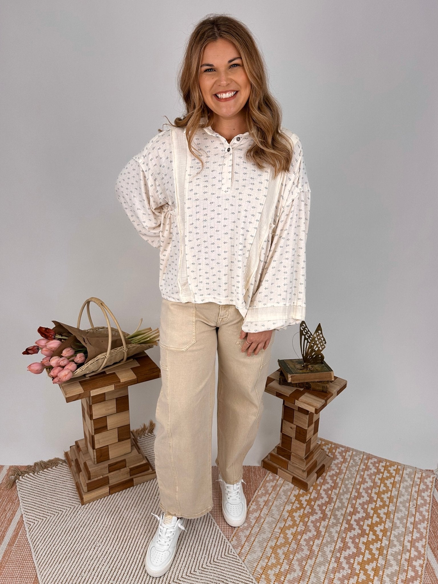 Baby Blossom Knit Blouse - PAPER DOLL