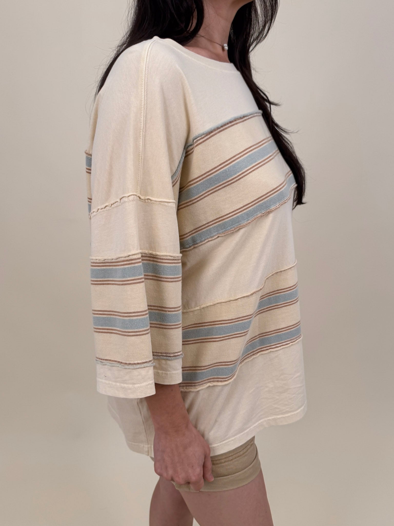 Not Gonna Lie Striped Top - PAPER DOLL