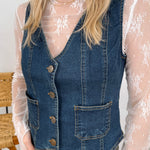 Cosie Mock Neck Lace Top - PAPER DOLL