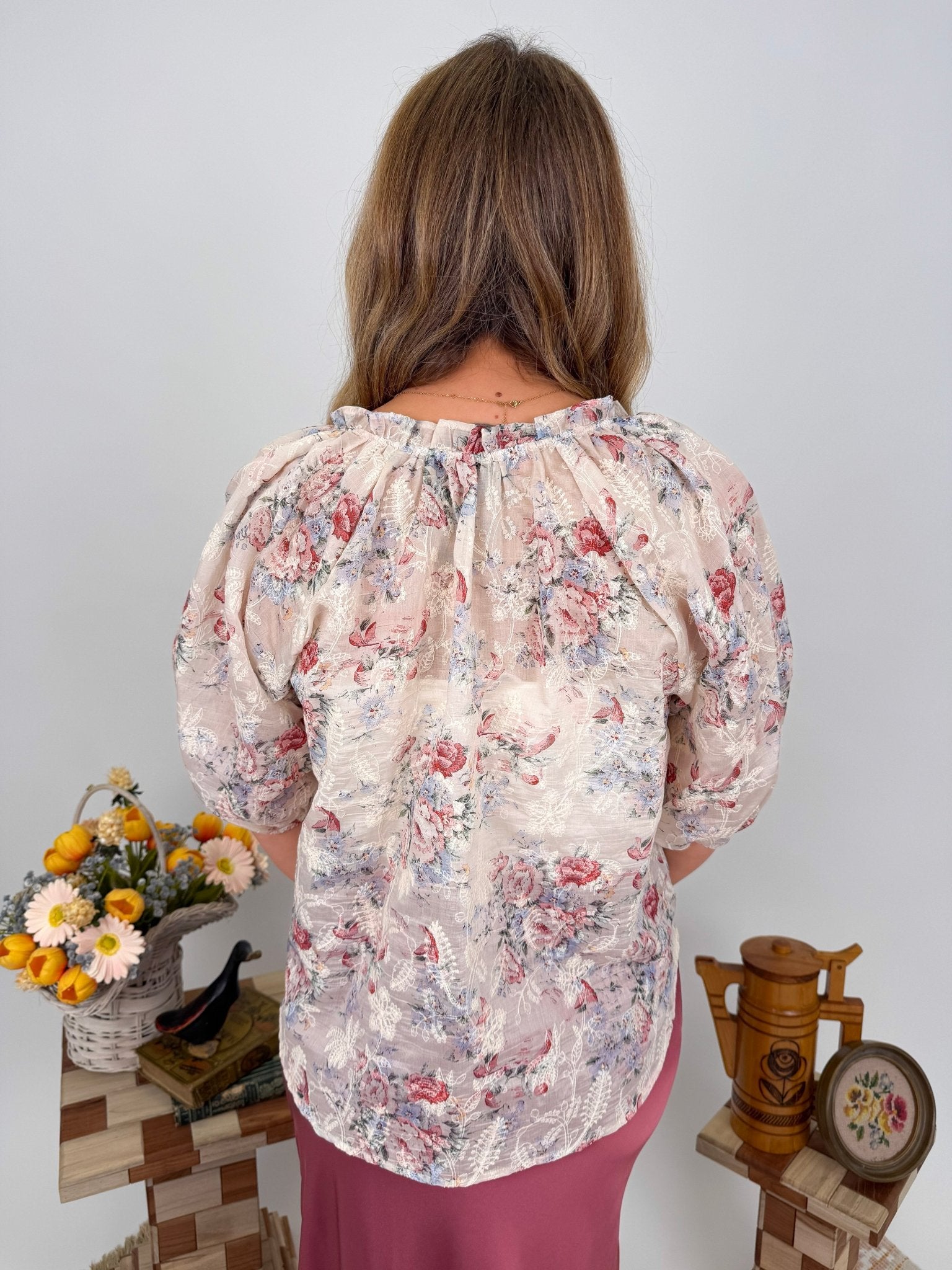 Reba Floral Blouse - PAPER DOLL