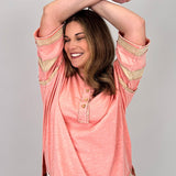 Move Forward Color Mix Top - PAPER DOLL