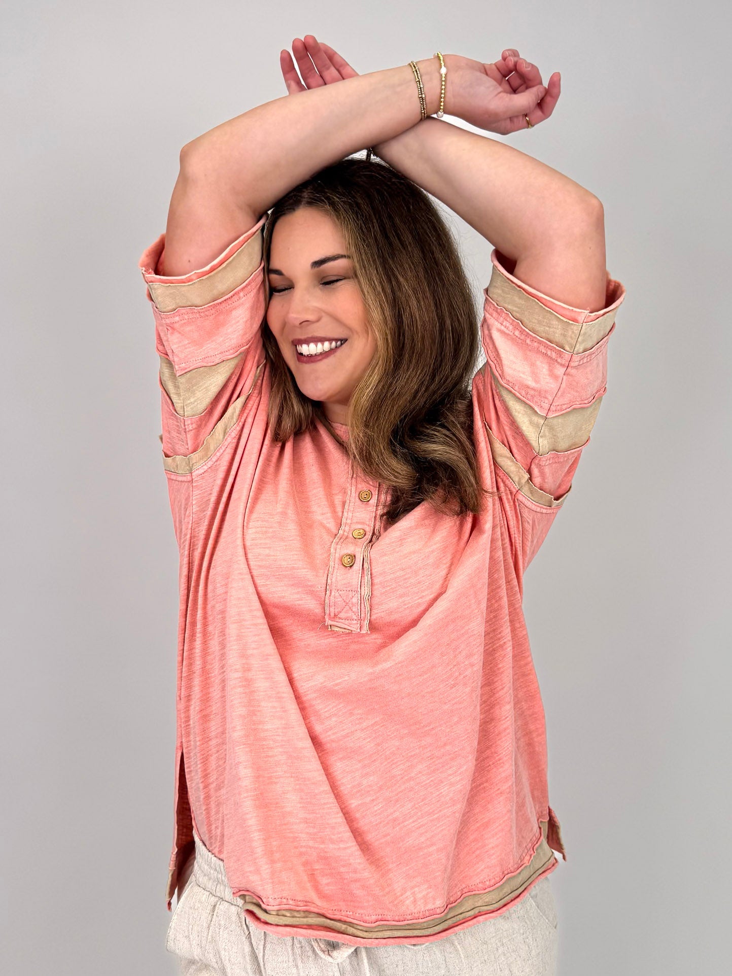 Move Forward Color Mix Top - PAPER DOLL
