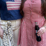 Americana Mixed Fabric Flag Top - PAPER DOLL